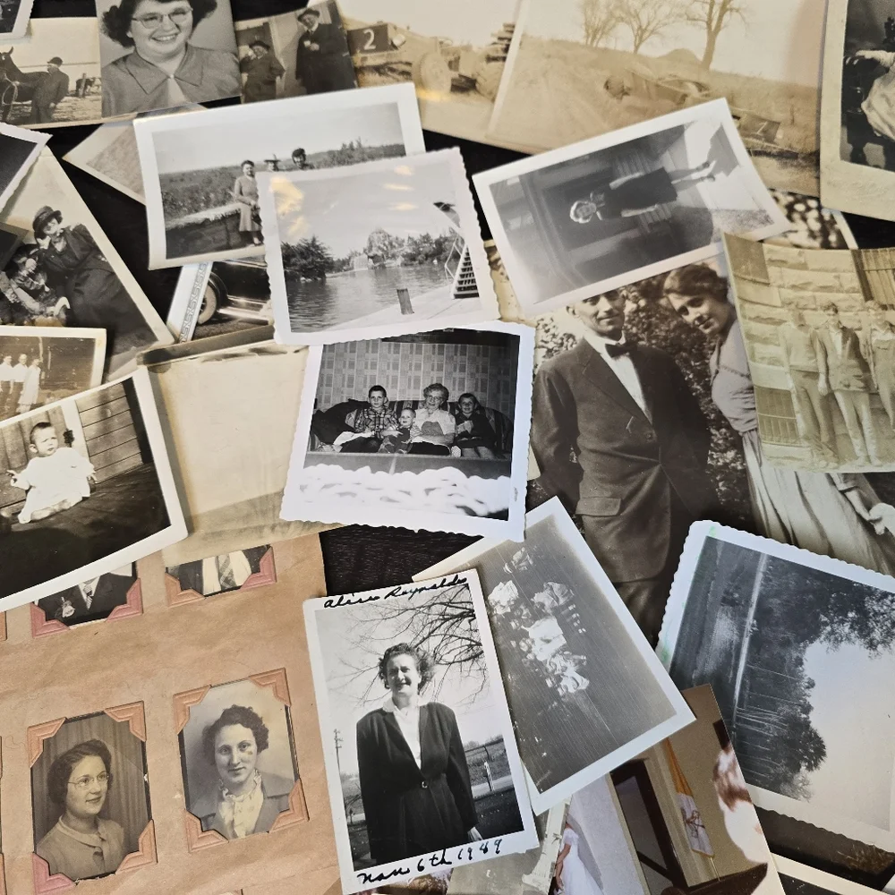 Vintage Black And White Photo Collection